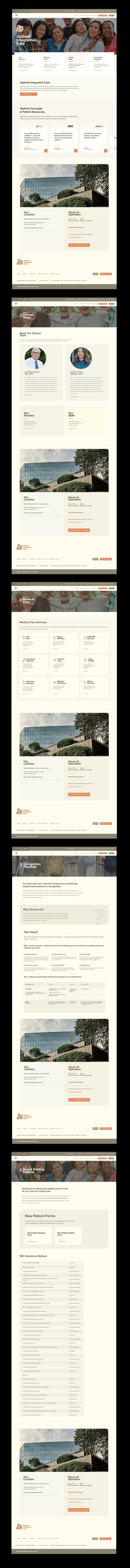 Optimal Integrative Care website